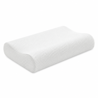 Oreiller cervical blanc avec soutien de la nuque